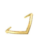 House Of Harlow 1960 Aztec Angles Cuff - GOLD