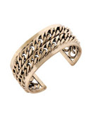 Lucky Brand Curb Chain Cuff Bracelet - GOLD