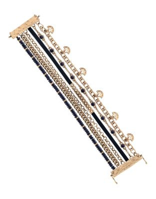 Lucky Brand Multi-Row Chain Bracelet - GOLD