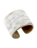 Lucky Brand Natural Horn Cuff Bracelet - YELLOW