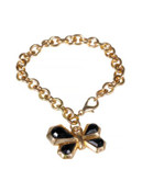 Kensie Link Chain Butterfly Bracelet - GOLD