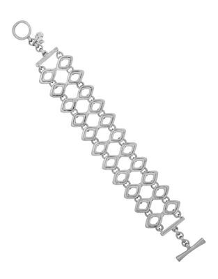 Lucky Brand Open Work Snow Bracelet - SILVER