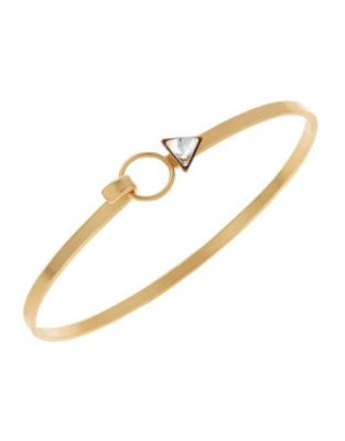 Gerard Yosca Triangle Bangle Bracelet - GOLD