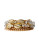 Kenneth Cole New York Natural Wonder Mixed Faceted and Shell Bead Multi Row Stretch Bracelet - GOLD