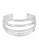 Robert Lee Morris Soho Boho City Sculptural Hinged Bangle Bracelet - SILVER