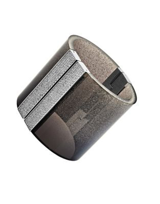 Michael Kors Cityscape Shimmer Cuff Bracelet - SILVER