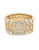 A.B.S. By Allen Schwartz Headlight Stone Stretch Bracelet - GOLD