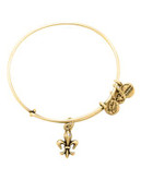 Alex And Ani French Royalty 3D Charm Bangle - GOLD