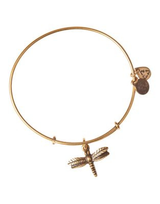 Alex And Ani Dragonfly Charm Bangle - GOLD