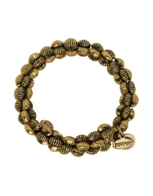 Alex And Ani Groove Wrap - GOLD