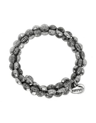 Alex And Ani Groove Wrap - SILVER