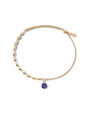 Alex And Ani Evil Eye Fancy Bead Pull Chain Bracelet - GOLD