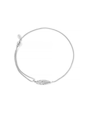 Alex And Ani Feather Pull Chain Bracelet - SILVER