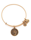 Alex And Ani Hand In Hand Charm Bangle - GOLD
