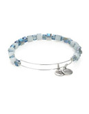 Alex And Ani Gleaming Moment Bead Bracelet - BLUE/SILVER
