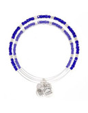 Alex And Ani White Water Odyssey Bead Bracelet - BLUE