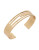 Robert Lee Morris Soho Initial Cut-Out Bracelet - GOLD M