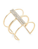 Expression Sparkle Bar Cut-Out Bracelet - GOLD