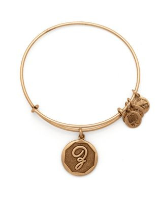 Alex And Ani Initial Z Charm Bangle - GOLD