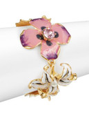 Kenneth Jay Lane Floral Bracelet - WHITE
