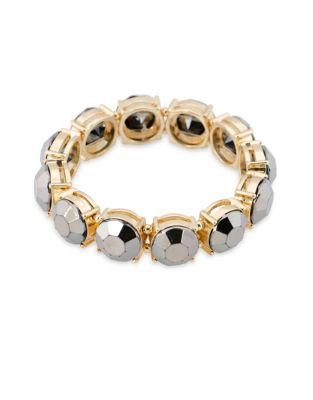 Jones New York Smoky Night Stretch Bracelet - GREY