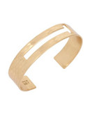 Robert Lee Morris Soho Initial Cut-Out Bracelet - GOLD T
