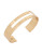 Robert Lee Morris Soho Initial Cut-Out Bracelet - GOLD T