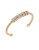 A.B.S. By Allen Schwartz Rhinestone Cuff Bracelet - GOLD