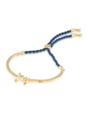 Carolee Joy Woven Rope Bracelet - LIGHT BLUE