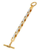 Diane Von Furstenberg Love Links Metal Bracelet - WHITE