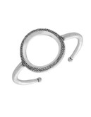 Lucky Brand Circle Pave Cuff Bracelet - SILVER