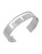 Robert Lee Morris Soho Initial Cut-Out Bracelet - SILVER E
