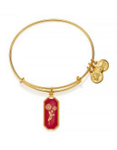 Alex And Ani Pursuit of Persephone Collection Medieval Blessing - Marigold Bangle - PINK/GOLD