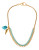 Diane Von Furstenberg Love is Life Dree Turquoise Necklace - BLUE