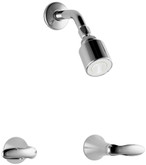 Coralais Shower Faucet Trim, Valve Not Included in Polished Chrome