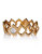Kensie Stretch Square Link Bracelet - GOLD