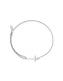 Alex And Ani Cross Pull Chain Bracelet - SILVER
