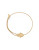 Alex And Ani Hand Of Fatima Pull Chain Bracelet - GOLD