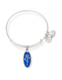 Alex And Ani Pursuit of Persephone Collection Deep Mystery - Aster Bangle - BLUE/SILVER