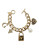 Guess Gold Tone Crystal Charm Bracelet - GOLD