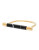 Michael Kors Black Agate City Barrel Bangle Bracelet - GOLD