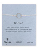 Dogeared Karma Collection Sterling Silver Chain Bracelet - SILVER