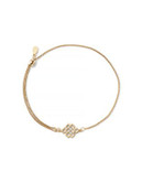 Alex And Ani Endless Knot Pull Chain Bracelet - GOLD