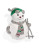 Jones New York Boxed Snowman Pin - ASSORTED