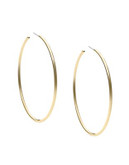 Michael Kors Semi-Precious Stone Hoop Earring - GOLD