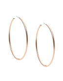 Michael Kors Semi-Precious Stone Hoop Earring - ROSE GOLD