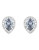 Swarovski Silver Tone Swarovski Crystal Stud Earring - SILVER