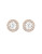 Swarovski Rose Gold Plated Swarovski Crystal Stud Earring - CRYSTAL