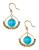 Chan Luu Turquoise Teardrop Earrings - BLUE