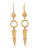 Melinda Maria Diana Earrings - GOLD